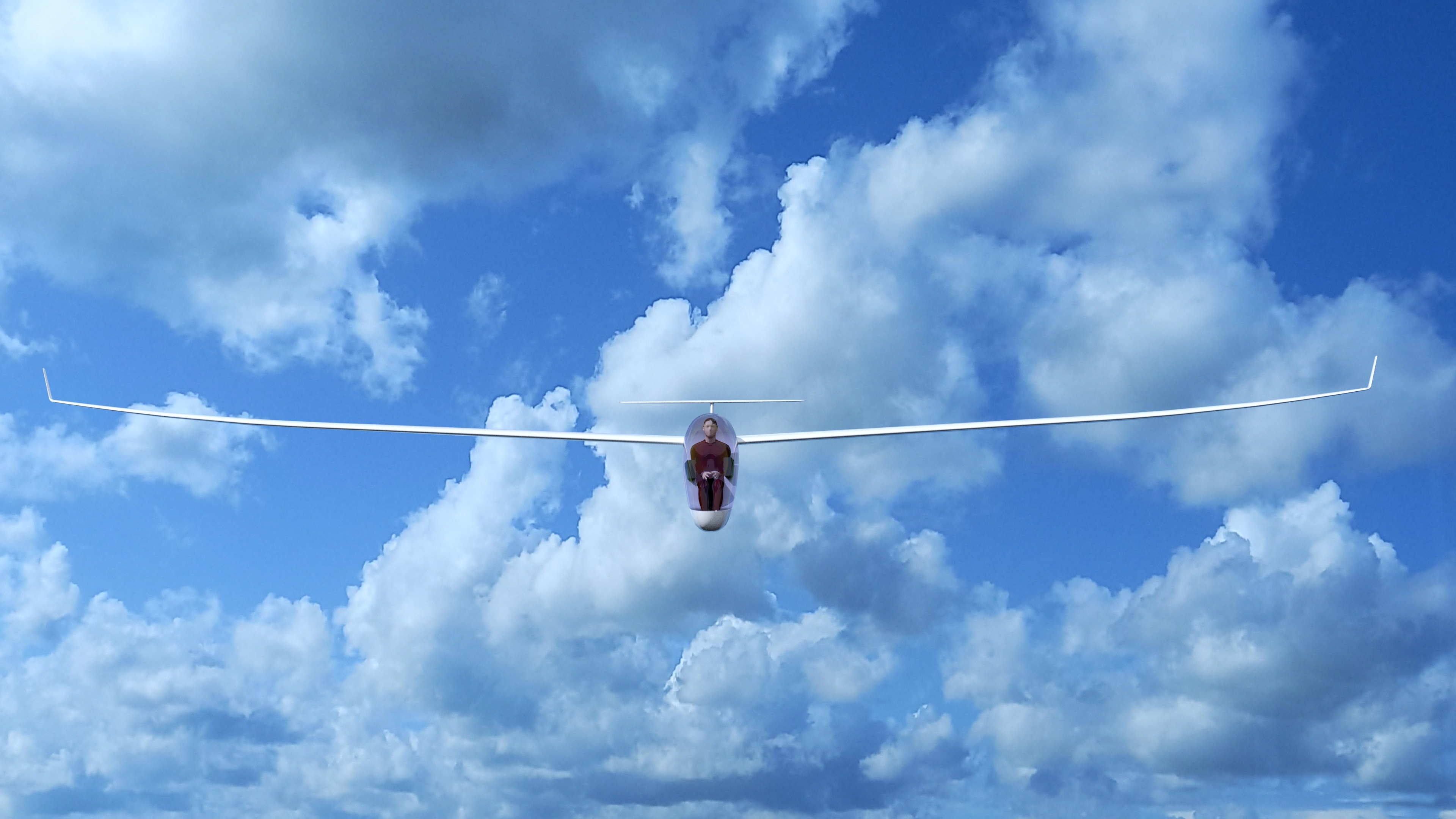 Renders of the UltraVision glider 18m with flaps. - CLOK - Central ...